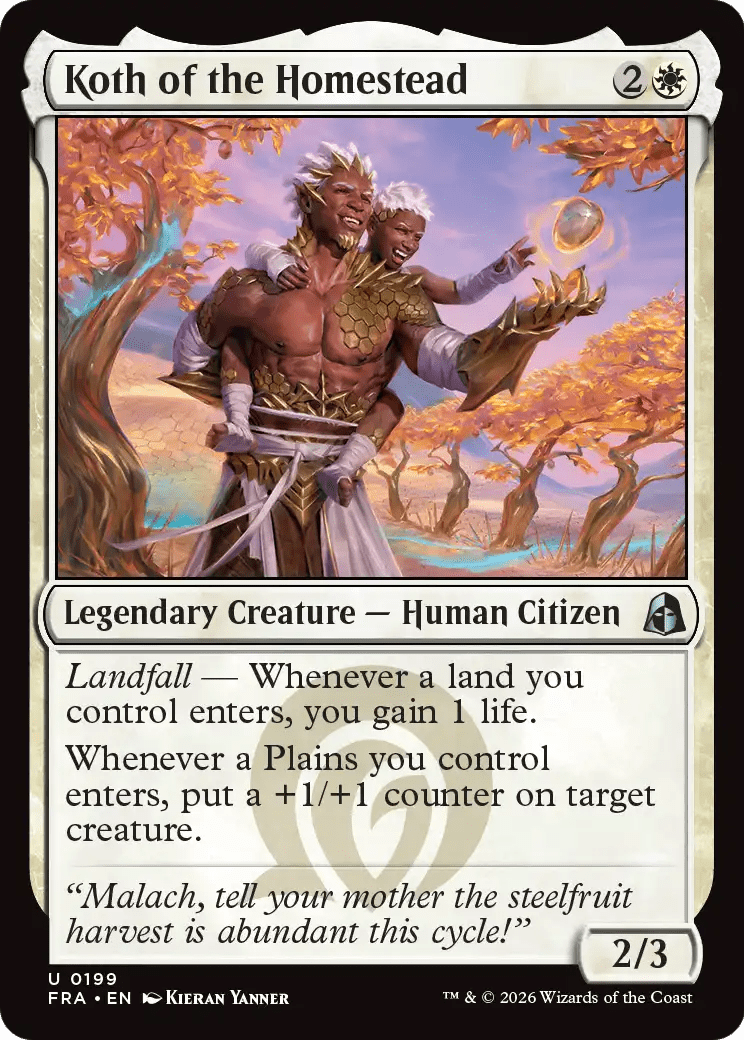 Koth of the Homestead [Reality Fracture] MTG Single Magic: The Gathering  | Multizone: Comics And Games
