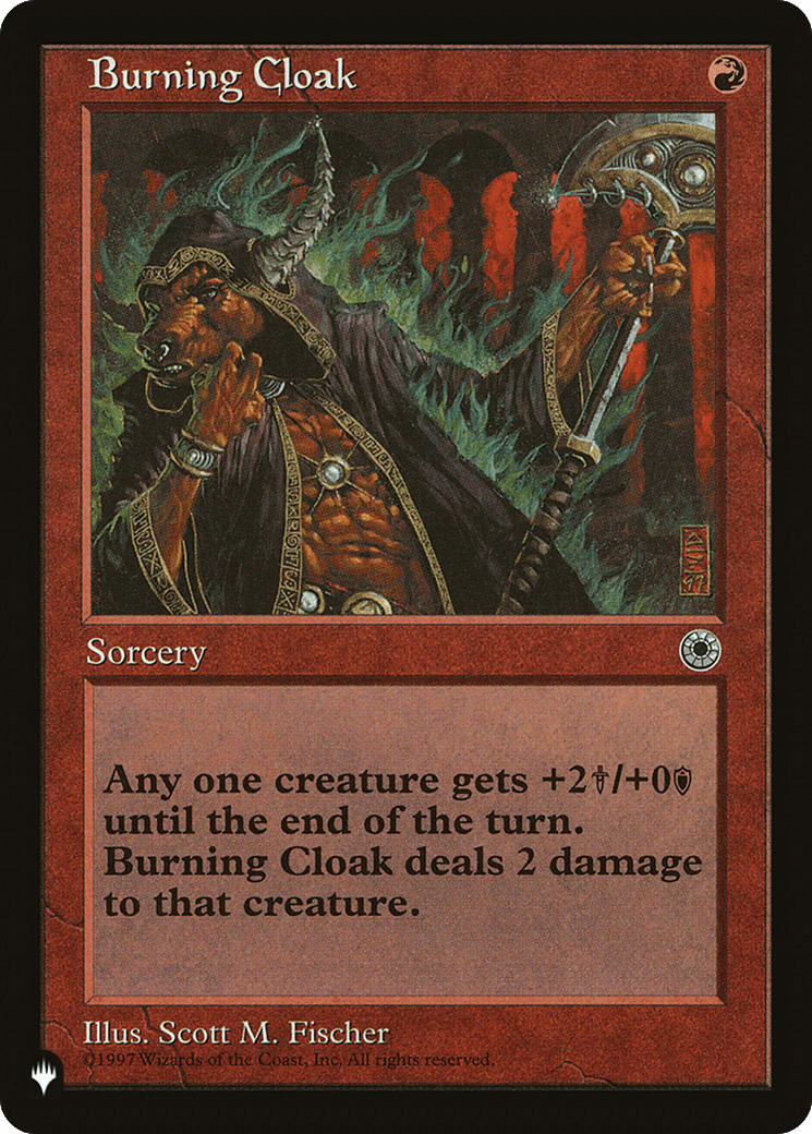Burning Cloak [The List] MTG Single Magic: The Gathering  | Multizone: Comics And Games