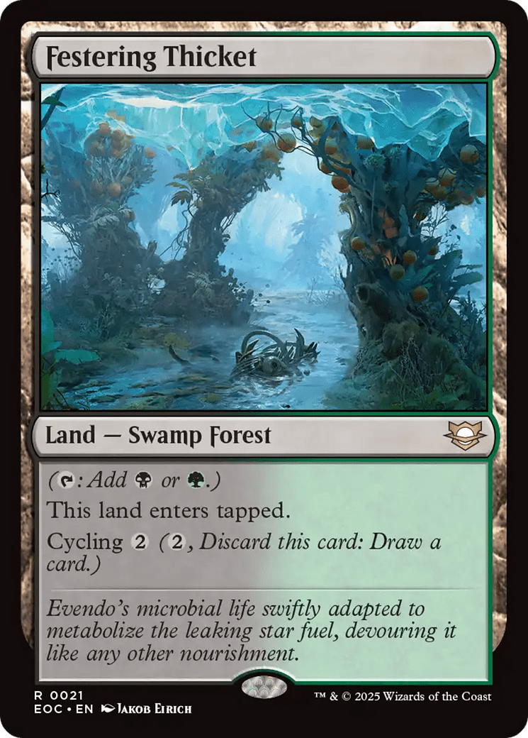 Festering Thicket [Edge of Eternities Commander] MTG Single Magic: The Gathering  | Multizone: Comics And Games