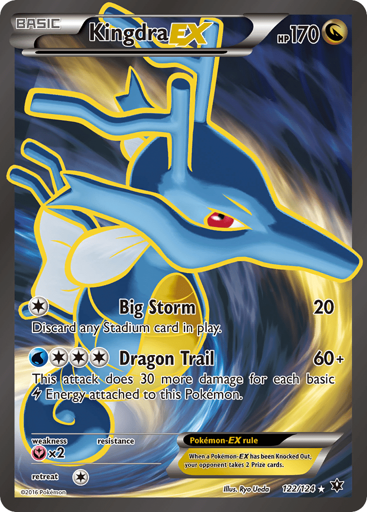 Kingdra EX (122/124) [XY: Fates Collide] Pokemon Single Pokémon  | Multizone: Comics And Games
