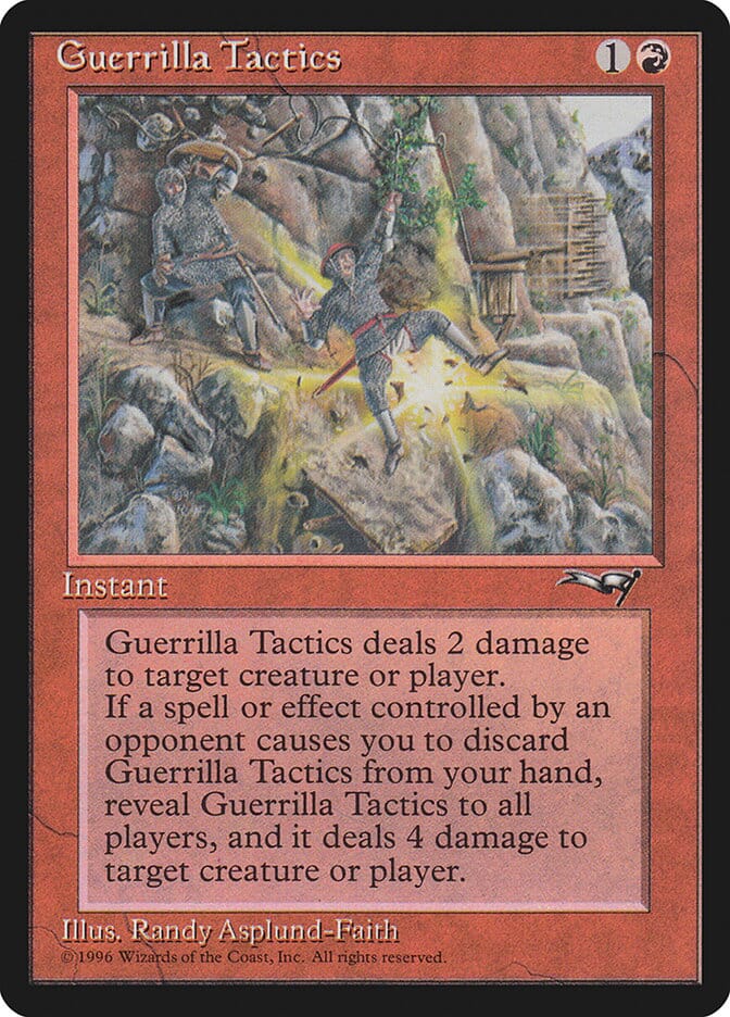 Guerrilla Tactics (Falling) [Alliances] MTG Single Magic: The Gathering  | Multizone: Comics And Games