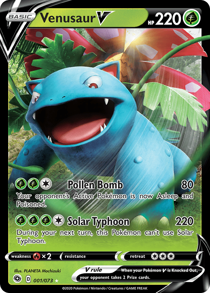 Venusaur V (001/073) [Sword & Shield: Champion's Path] Pokemon Single Pokémon  | Multizone: Comics And Games