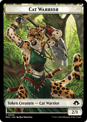 Eldrazi Spawn // Cat Warrior Double-Sided Token [Modern Horizons 3 Tokens] MTG Single Magic: The Gathering  | Multizone: Comics And Games
