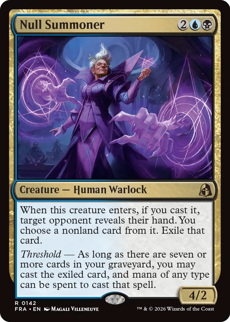 Null Summoner [Reality Fracture] MTG Single Magic: The Gathering  | Multizone: Comics And Games