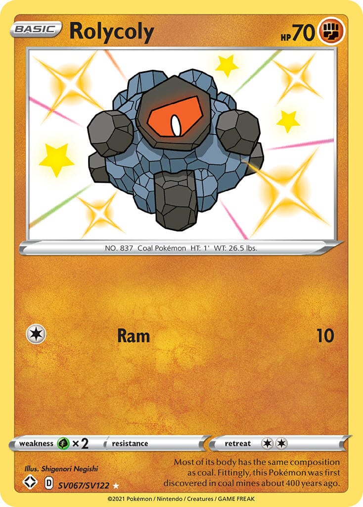 Rolycoly (SV067/SV122) [Sword & Shield: Shining Fates] Pokemon Single Pokémon  | Multizone: Comics And Games