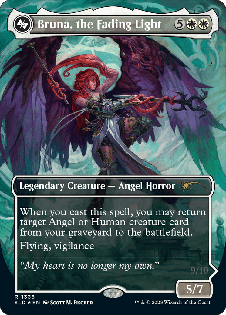 Bruna, the Fading Light (Display Commander) [Secret Lair Drop Series] MTG Single Magic: The Gathering  | Multizone: Comics And Games