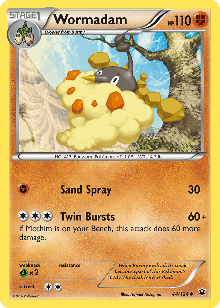 Wormadam (44/124) [XY: Fates Collide] Pokemon Single Pokémon  | Multizone: Comics And Games