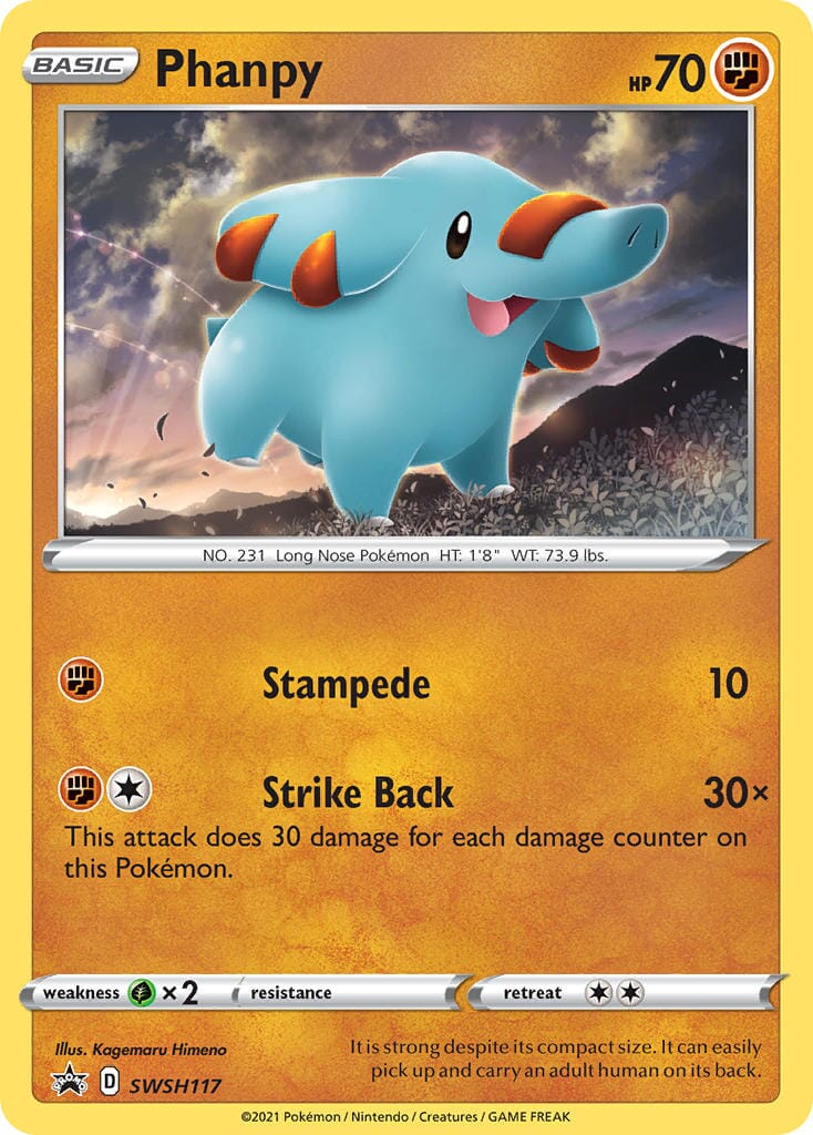 Phanpy (SWSH117) [Sword & Shield: Black Star Promos] Pokemon Single Pokémon  | Multizone: Comics And Games