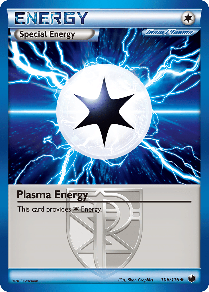 Plasma Energy (106/116) [Black & White: Plasma Freeze] Pokemon Single Pokémon  | Multizone: Comics And Games