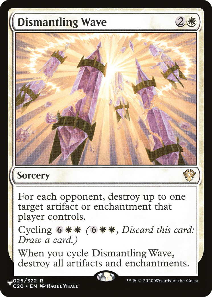 Dismantling Wave (Surge Foil) [Marvel Super Heroes Commander] MTG Single Magic: The Gathering  | Multizone: Comics And Games