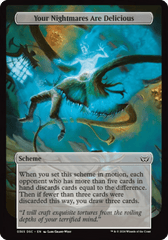 Your Nightmares are Delicious (Full Art) [Duskmourn: Archenemy] MTG Single Magic: The Gathering  | Multizone: Comics And Games