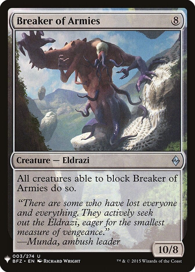 Breaker of Armies [Mystery Booster] MTG Single Magic: The Gathering  | Multizone: Comics And Games