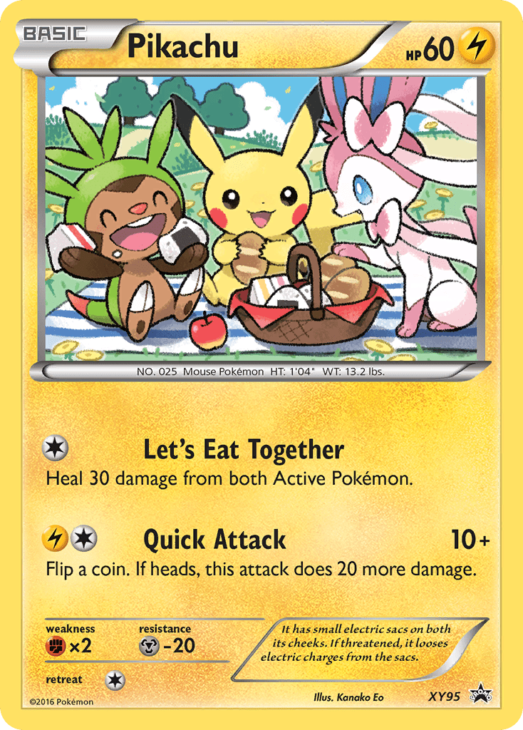Pikachu (XY95) [XY: Black Star Promos] Pokemon Single Pokémon  | Multizone: Comics And Games