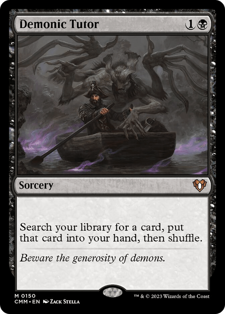 Demonic Tutor [Commander Masters] MTG Single Magic: The Gathering  | Multizone: Comics And Games