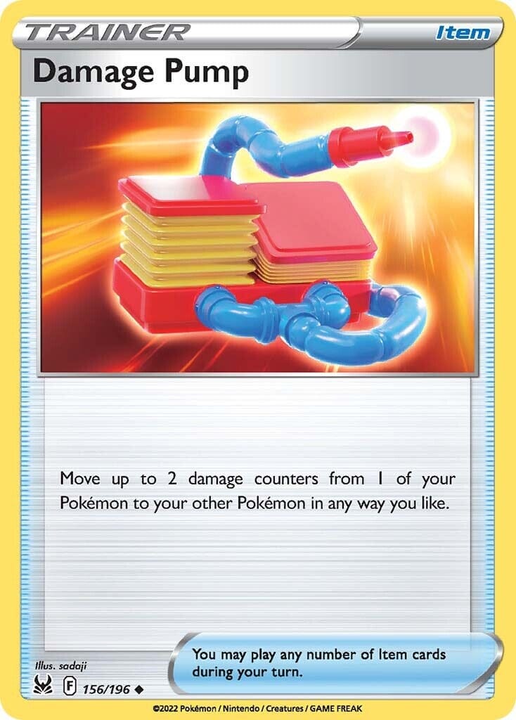 Damage Pump (156/196) [Sword & Shield: Lost Origin] Pokemon Single Pokémon  | Multizone: Comics And Games