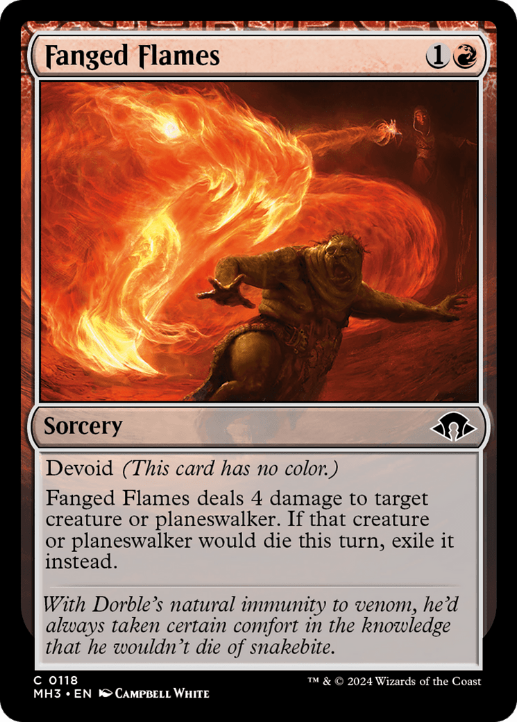 Fanged Flames [Modern Horizons 3] MTG Single Magic: The Gathering  | Multizone: Comics And Games