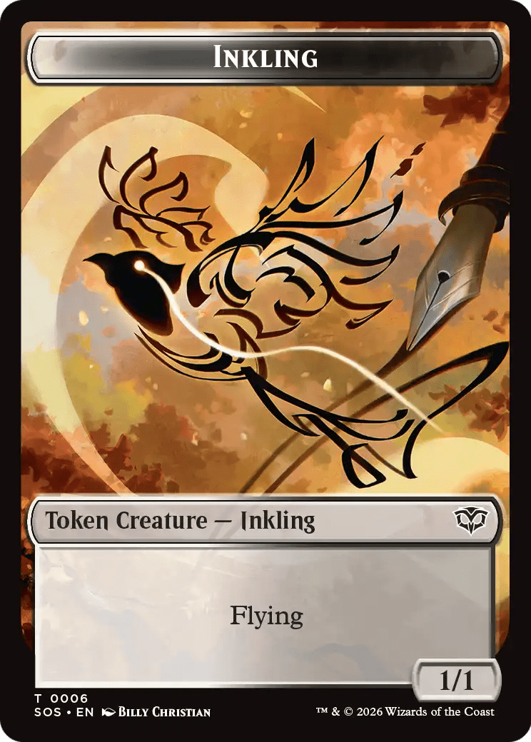 Slug // Inkling Double-Sided Token [The List] MTG Single Magic: The Gathering  | Multizone: Comics And Games