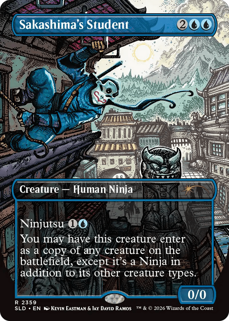 Sakashima's Student (2359) [Secret Lair Drop Series] MTG Single Magic: The Gathering  | Multizone: Comics And Games