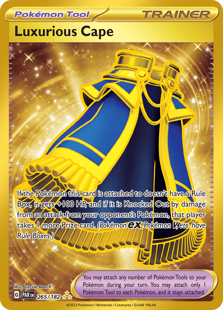 Luxurious Cape (265/182) [Scarlet & Violet: Paradox Rift] Pokemon Single Pokémon  | Multizone: Comics And Games