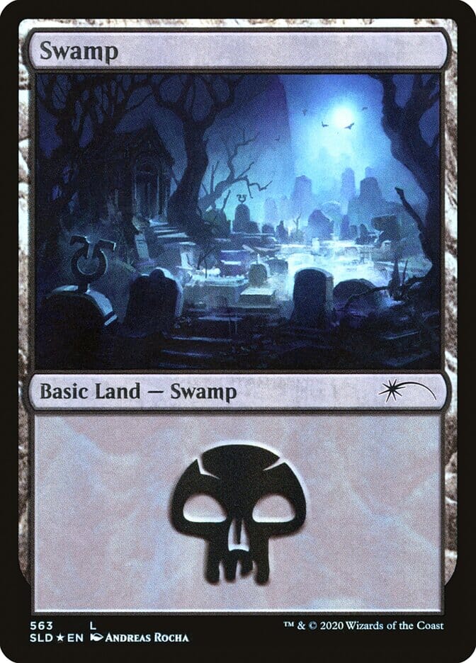 Swamp (Spooky) (563) [Secret Lair Drop Promos] MTG Single Magic: The Gathering  | Multizone: Comics And Games