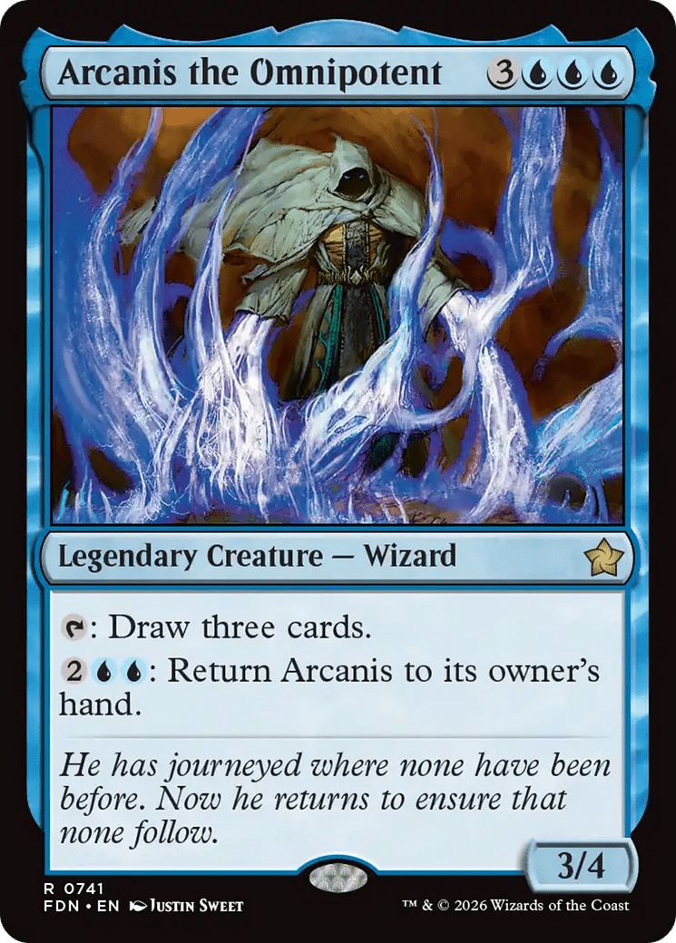 Arcanis the Omnipotent (0741) [Foundations] MTG Single Magic: The Gathering  | Multizone: Comics And Games