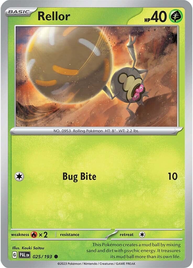 Rellor (025/193) [Scarlet & Violet: Paldea Evolved] Pokemon Single Pokémon  | Multizone: Comics And Games
