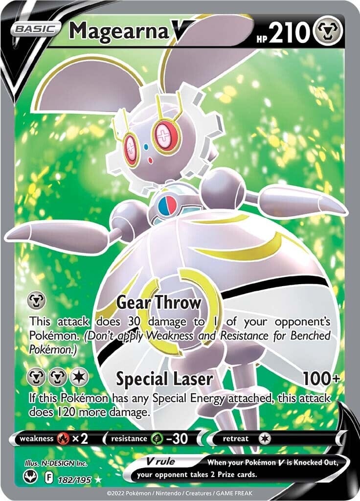 Magearna V (182/195) [Sword & Shield: Silver Tempest] Pokemon Single Pokémon  | Multizone: Comics And Games