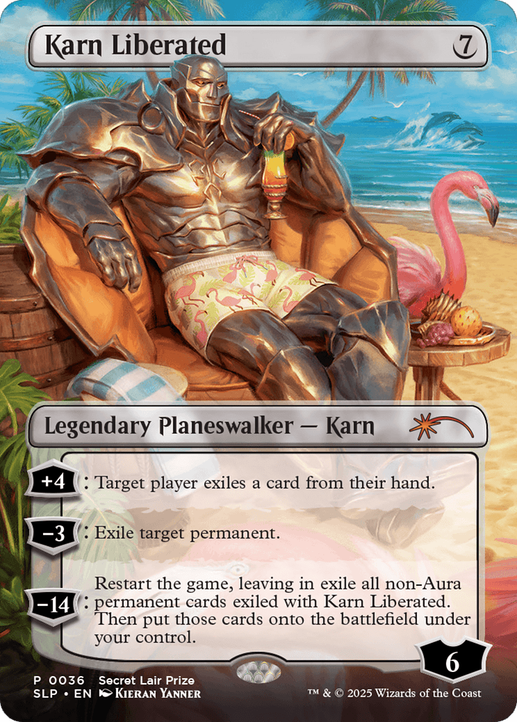 Karn Liberated [Secret Lair Showdown] MTG Single Magic: The Gathering  | Multizone: Comics And Games