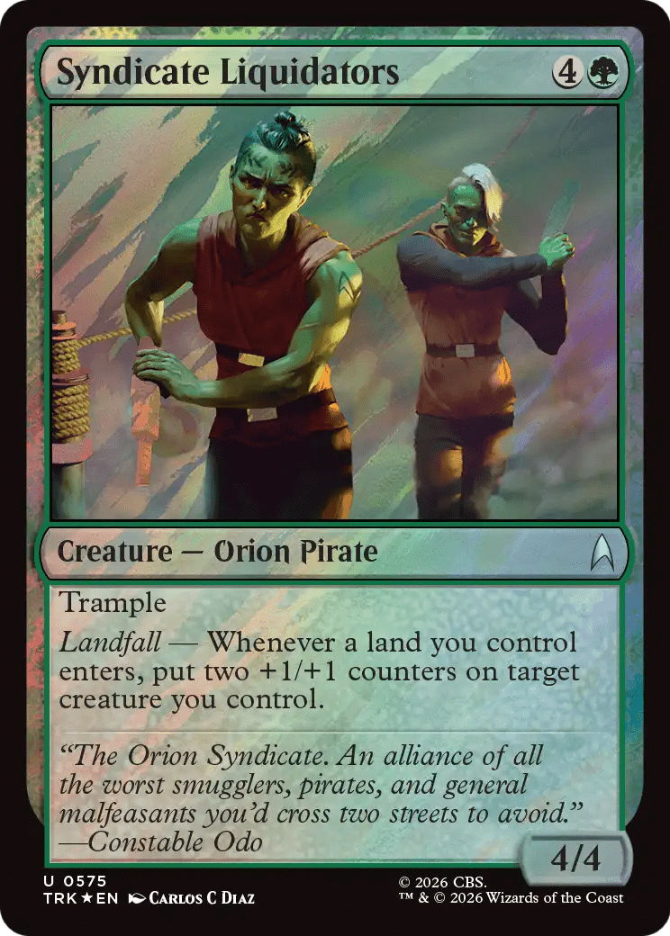 Syndicate Liquidators [Star Trek] MTG Single Magic: The Gathering  | Multizone: Comics And Games