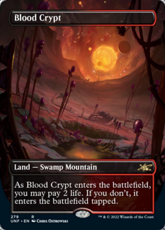 Blood Crypt (Borderless) [Unfinity] MTG Single Magic: The Gathering  | Multizone: Comics And Games
