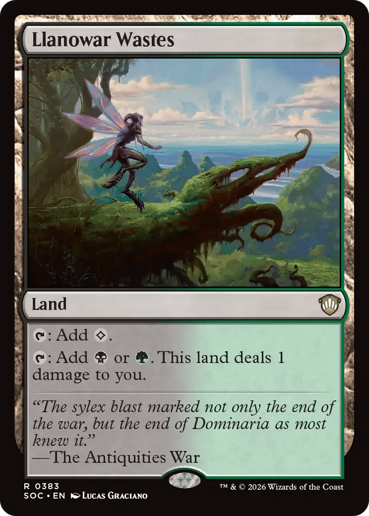 Llanowar Wastes [Secrets of Strixhaven Commander] MTG Single Magic: The Gathering  | Multizone: Comics And Games
