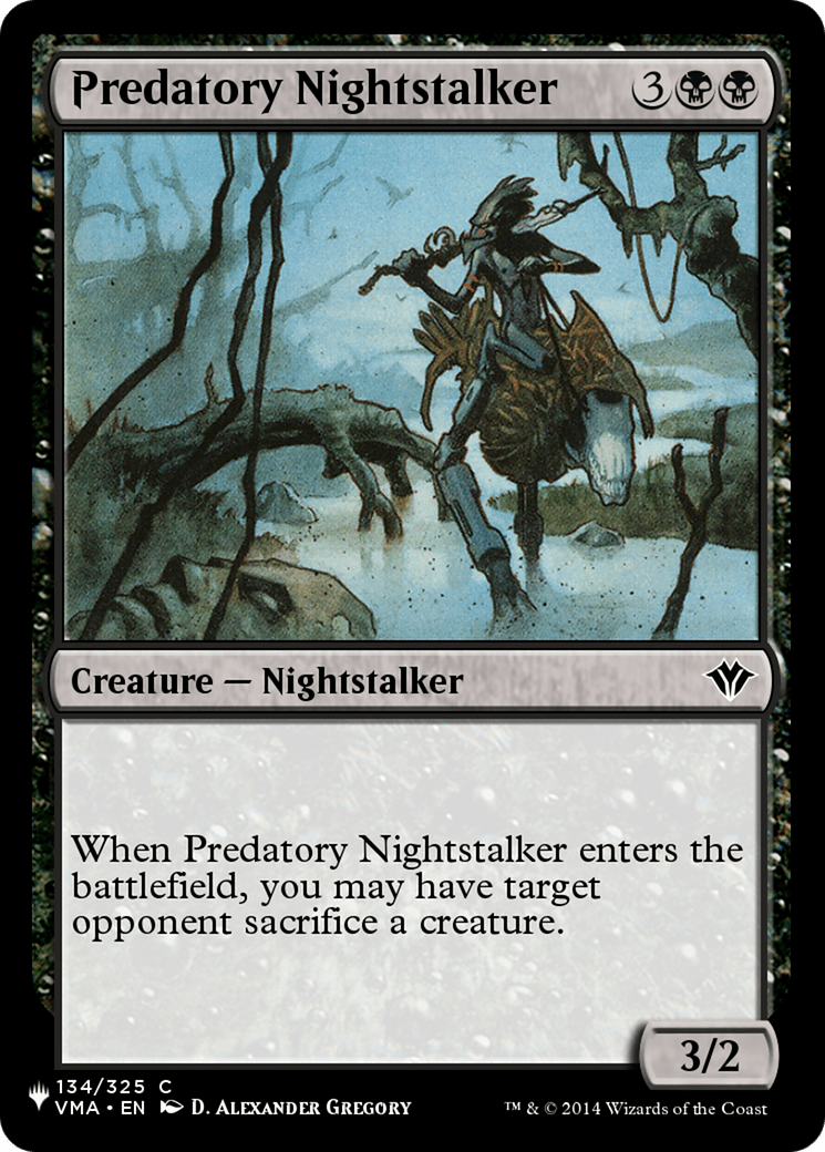 Predatory Nightstalker [The List] MTG Single Magic: The Gathering  | Multizone: Comics And Games