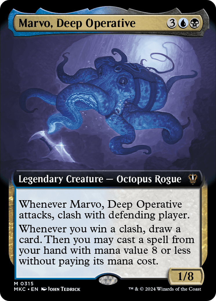 Marvo, Deep Operative (Extended Art) [Murders at Karlov Manor Commander] MTG Single Magic: The Gathering  | Multizone: Comics And Games