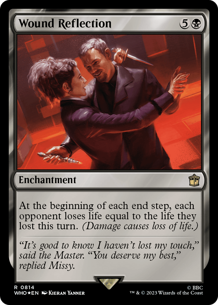Wound Reflection (Surge Foil) [Doctor Who] MTG Single Magic: The Gathering  | Multizone: Comics And Games
