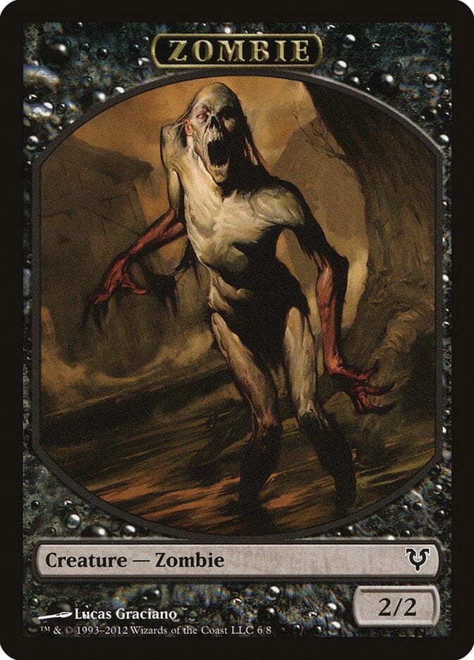 Zombie Token [Avacyn Restored Tokens] MTG Single Magic: The Gathering  | Multizone: Comics And Games