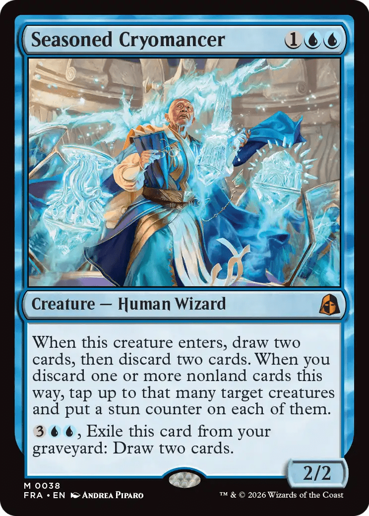 Seasoned Cryomancer [Reality Fracture] MTG Single Magic: The Gathering  | Multizone: Comics And Games