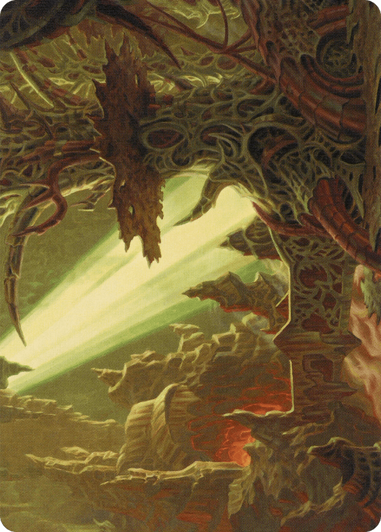 Darkmoss Bridge Art Card [Modern Horizons 2 Art Series] MTG Single Magic: The Gathering  | Multizone: Comics And Games