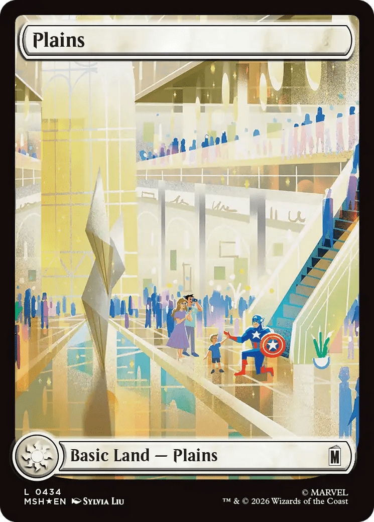Plains (0434) (Surge Foil) [Marvel Super Heroes] | Multizone: Comics And Games