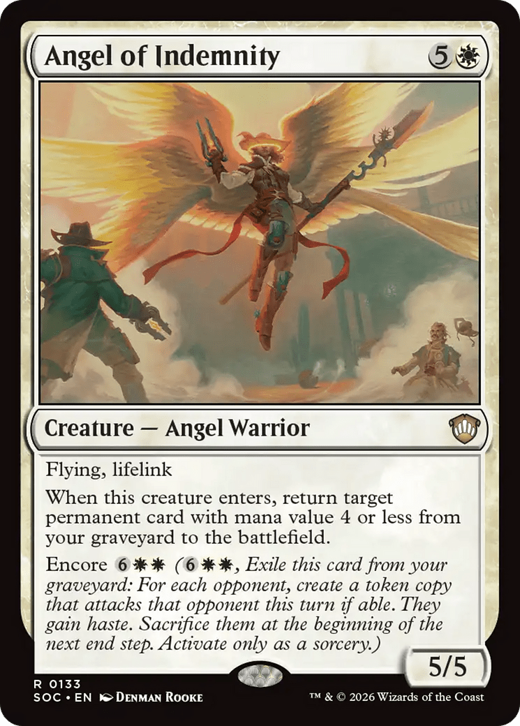 Angel of Indemnity [Secrets of Strixhaven Commander] MTG Single Magic: The Gathering  | Multizone: Comics And Games