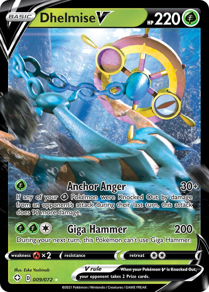 Dhelmise V (009/072) [Sword & Shield: Shining Fates] Pokemon Single Pokémon  | Multizone: Comics And Games
