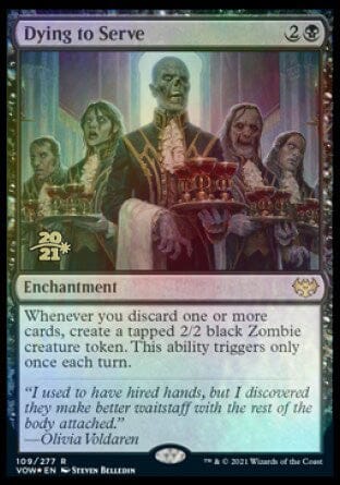 Dying to Serve [Innistrad: Crimson Vow Prerelease Promos] MTG Single Magic: The Gathering  | Multizone: Comics And Games