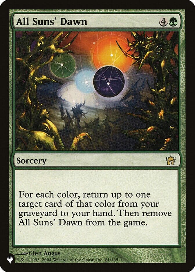 All Suns' Dawn [The List] MTG Single Magic: The Gathering  | Multizone: Comics And Games