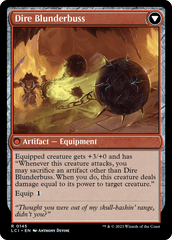 Dire Flail // Dire Blunderbuss [The Lost Caverns of Ixalan Prerelease Cards] MTG Single Magic: The Gathering  | Multizone: Comics And Games