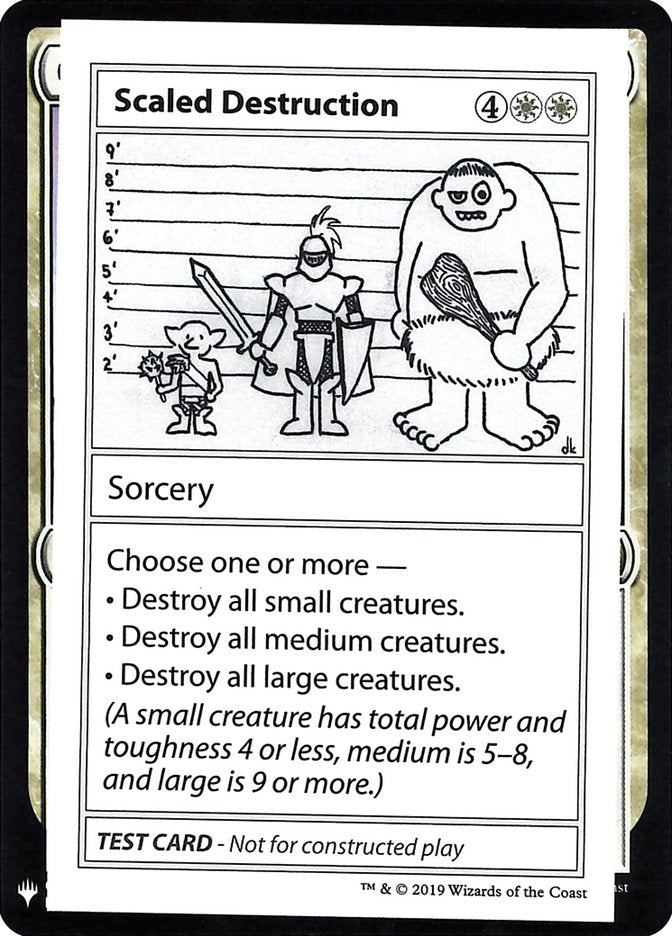 Scaled Destruction [Mystery Booster Playtest Cards] | Multizone: Comics And Games