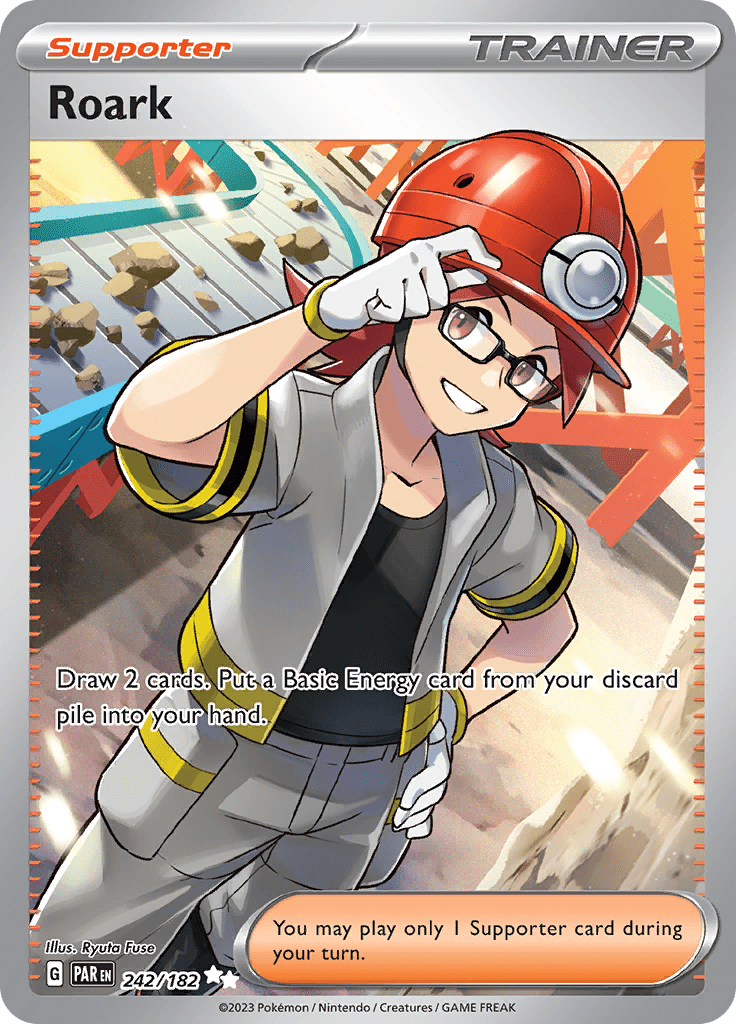 Roark (242/182) [Scarlet & Violet: Paradox Rift] Pokemon Single Pokémon  | Multizone: Comics And Games