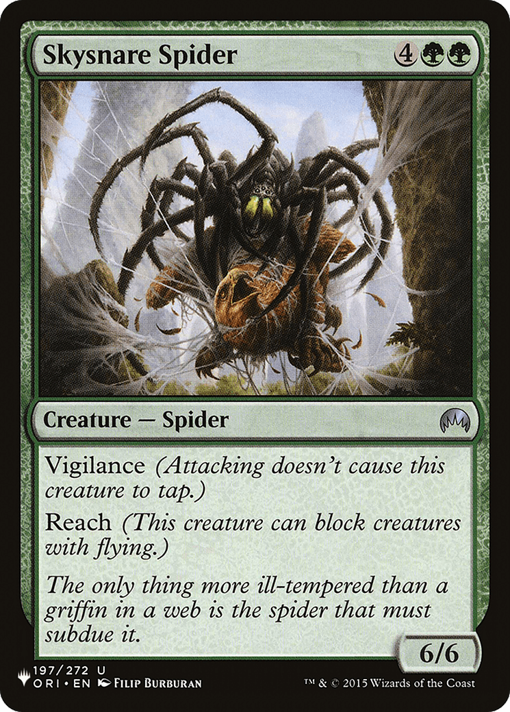 Skysnare Spider [The List] MTG Single Magic: The Gathering  | Multizone: Comics And Games