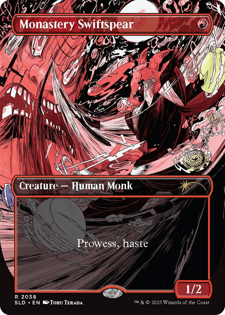 Monastery Swiftspear (2038) (Rainbow Foil) [Secret Lair Drop Series] MTG Single Magic: The Gathering  | Multizone: Comics And Games