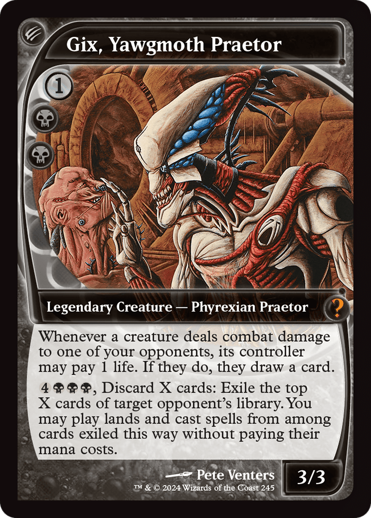 Gix, Yawgmoth Praetor (Future Sight) [Mystery Booster 2] MTG Single Magic: The Gathering  | Multizone: Comics And Games