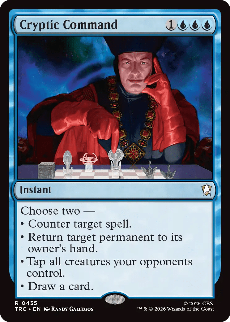 Cryptic Command (Surge Foil) [Star Trek Commander] MTG Single Magic: The Gathering  | Multizone: Comics And Games