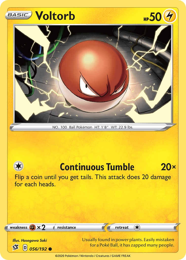 Voltorb (056/192) [Sword & Shield: Rebel Clash] Pokemon Single Pokémon  | Multizone: Comics And Games